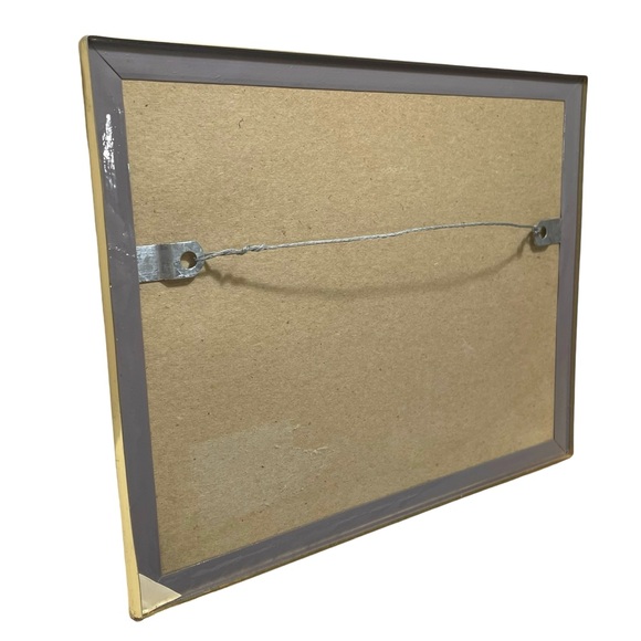 Vintage 1990s Framed 10"x8" Art Print - Van Gogh "The Bedroom" October 1889 - Picture 8 of 11